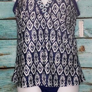 Never worn blue halter tankini (internet buy)